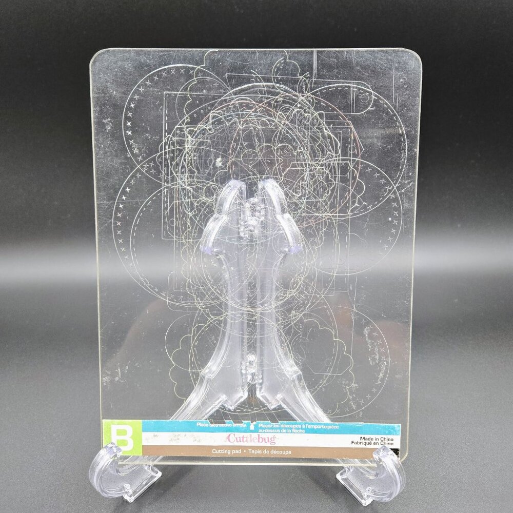 Cuttlebug Cutting “B” Plate Die Cutting Replacement Provocraft Card Making Scrap